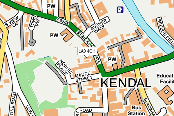 LA9 4QH map - OS OpenMap – Local (Ordnance Survey) LA9 4QH map - OS OpenMap – Local (Ordnance Survey)