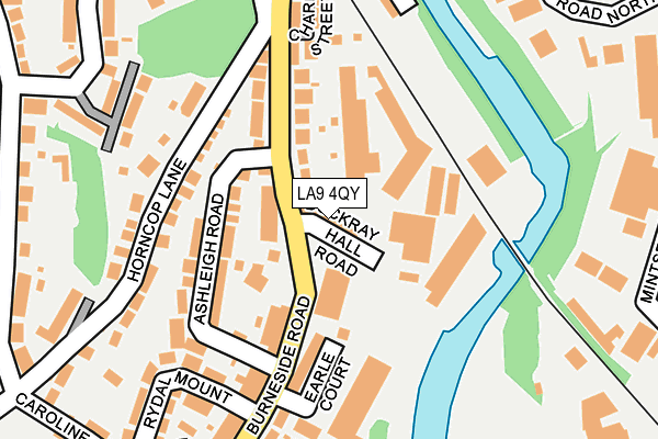 LA9 4QY map - OS OpenMap – Local (Ordnance Survey) LA9 4QY map - OS OpenMap – Local (Ordnance Survey)