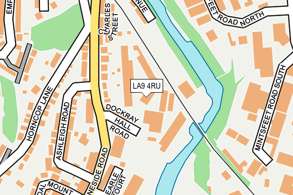 LA9 4RU map - OS OpenMap – Local (Ordnance Survey) LA9 4RU map - OS OpenMap – Local (Ordnance Survey)