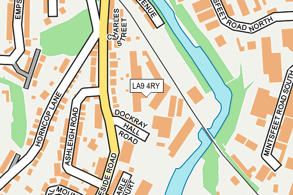 LA9 4RY map - OS OpenMap – Local (Ordnance Survey) LA9 4RY map - OS OpenMap – Local (Ordnance Survey)