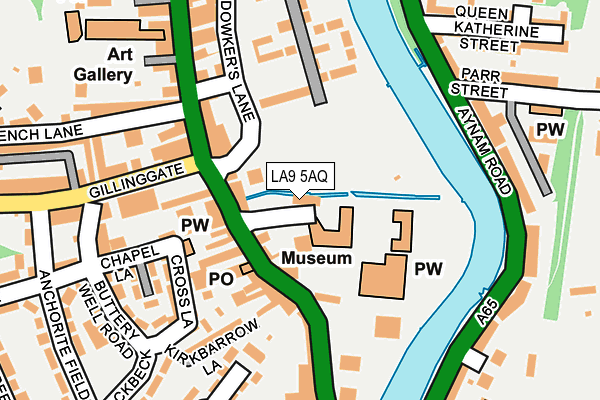 LA9 5AQ map - OS OpenMap – Local (Ordnance Survey) LA9 5AQ map - OS OpenMap – Local (Ordnance Survey)
