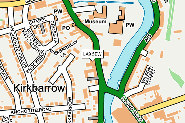 LA9 5EW map - OS OpenMap – Local (Ordnance Survey) LA9 5EW map - OS OpenMap – Local (Ordnance Survey)