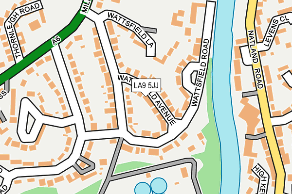 LA9 5JJ map - OS OpenMap – Local (Ordnance Survey) LA9 5JJ map - OS OpenMap – Local (Ordnance Survey)