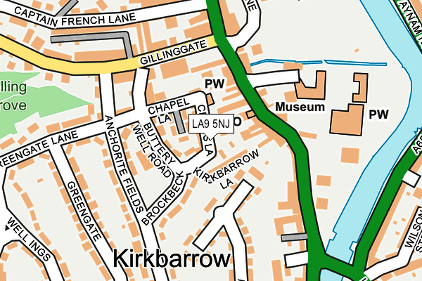 LA9 5NJ map - OS OpenMap – Local (Ordnance Survey) LA9 5NJ map - OS OpenMap – Local (Ordnance Survey)