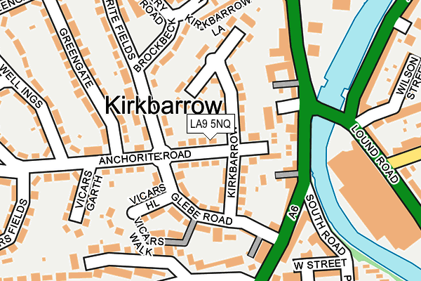 LA9 5NQ map - OS OpenMap – Local (Ordnance Survey) LA9 5NQ map - OS OpenMap – Local (Ordnance Survey)