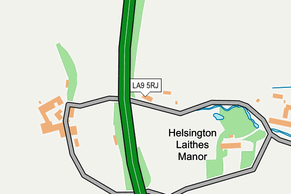 LA9 5RJ map - OS OpenMap – Local (Ordnance Survey) LA9 5RJ map - OS OpenMap – Local (Ordnance Survey)