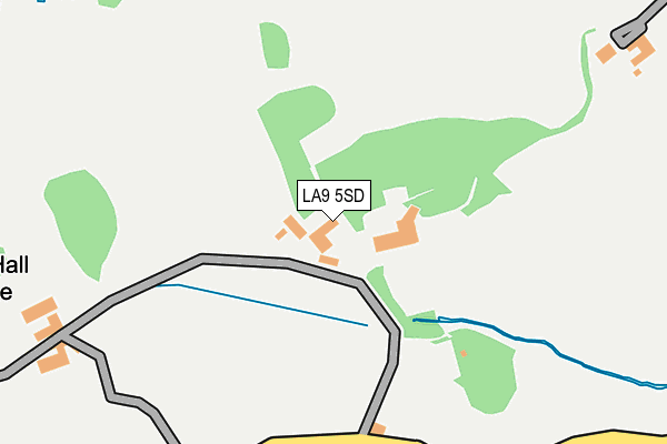 LA9 5SD map - OS OpenMap – Local (Ordnance Survey) LA9 5SD map - OS OpenMap – Local (Ordnance Survey)