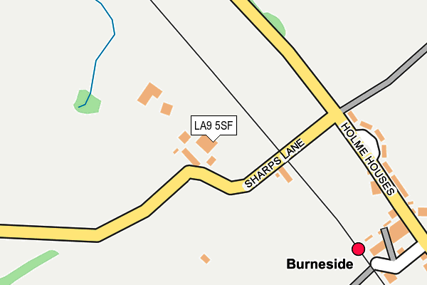 LA9 5SF map - OS OpenMap – Local (Ordnance Survey) LA9 5SF map - OS OpenMap – Local (Ordnance Survey)