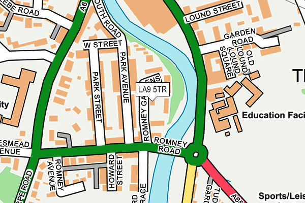 LA9 5TR map - OS OpenMap – Local (Ordnance Survey) LA9 5TR map - OS OpenMap – Local (Ordnance Survey)