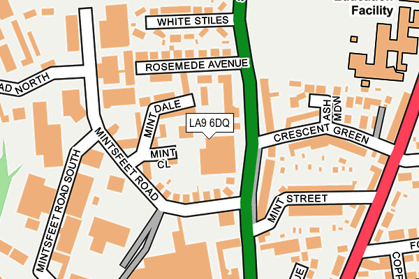 LA9 6DQ map - OS OpenMap – Local (Ordnance Survey) LA9 6DQ map - OS OpenMap – Local (Ordnance Survey)