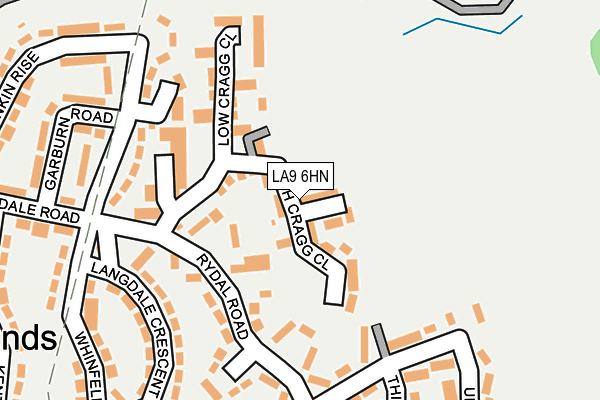 LA9 6HN map - OS OpenMap – Local (Ordnance Survey) LA9 6HN map - OS OpenMap – Local (Ordnance Survey)