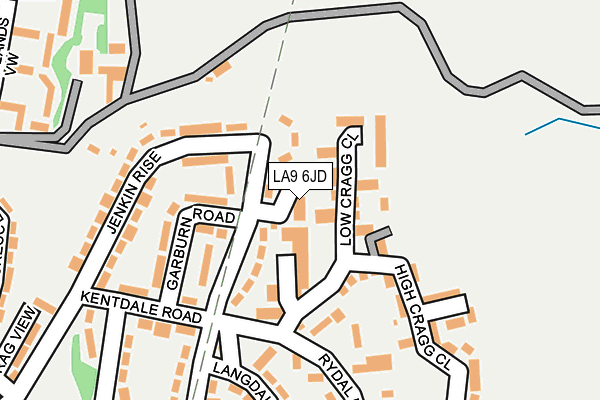 LA9 6JD map - OS OpenMap – Local (Ordnance Survey) LA9 6JD map - OS OpenMap – Local (Ordnance Survey)