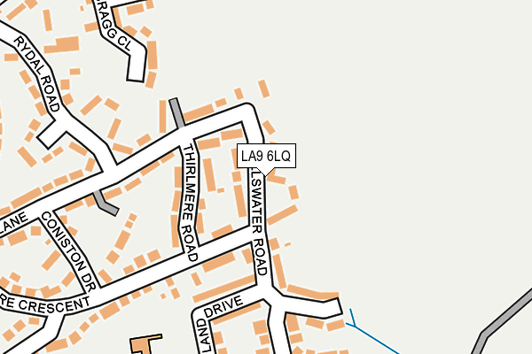 LA9 6LQ map - OS OpenMap – Local (Ordnance Survey) LA9 6LQ map - OS OpenMap – Local (Ordnance Survey)
