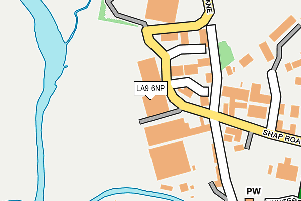LA9 6NP map - OS OpenMap – Local (Ordnance Survey) LA9 6NP map - OS OpenMap – Local (Ordnance Survey)