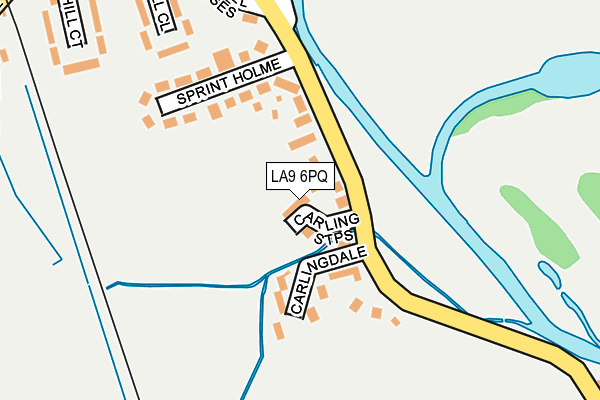 LA9 6PQ map - OS OpenMap – Local (Ordnance Survey) LA9 6PQ map - OS OpenMap – Local (Ordnance Survey)