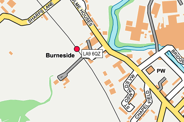 LA9 6QZ map - OS OpenMap – Local (Ordnance Survey) LA9 6QZ map - OS OpenMap – Local (Ordnance Survey)