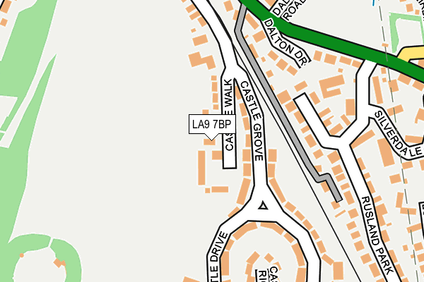 LA9 7BP map - OS OpenMap – Local (Ordnance Survey) LA9 7BP map - OS OpenMap – Local (Ordnance Survey)