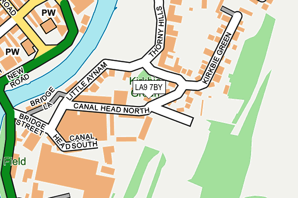 LA9 7BY map - OS OpenMap – Local (Ordnance Survey) LA9 7BY map - OS OpenMap – Local (Ordnance Survey)