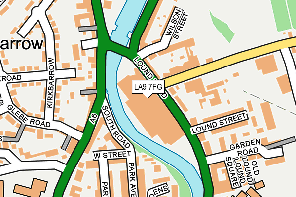 LA9 7FG map - OS OpenMap – Local (Ordnance Survey) LA9 7FG map - OS OpenMap – Local (Ordnance Survey)