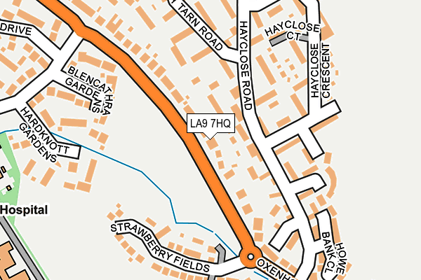 LA9 7HQ map - OS OpenMap – Local (Ordnance Survey) LA9 7HQ map - OS OpenMap – Local (Ordnance Survey)