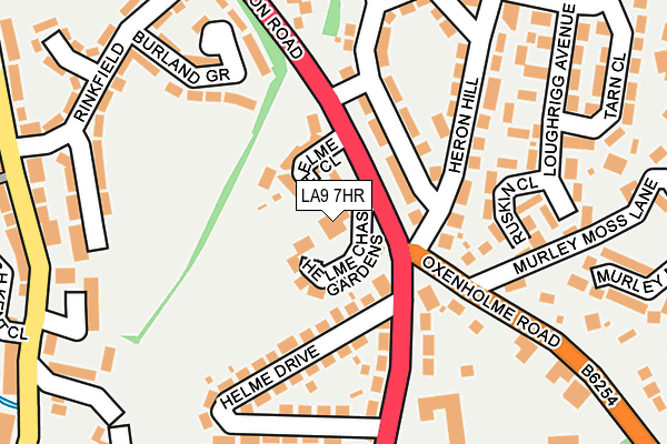 LA9 7HR map - OS OpenMap – Local (Ordnance Survey) LA9 7HR map - OS OpenMap – Local (Ordnance Survey)