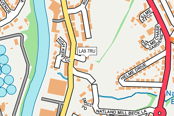 LA9 7RU map - OS OpenMap – Local (Ordnance Survey) LA9 7RU map - OS OpenMap – Local (Ordnance Survey)
