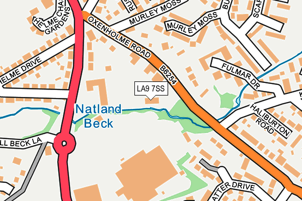 LA9 7SS map - OS OpenMap – Local (Ordnance Survey) LA9 7SS map - OS OpenMap – Local (Ordnance Survey)
