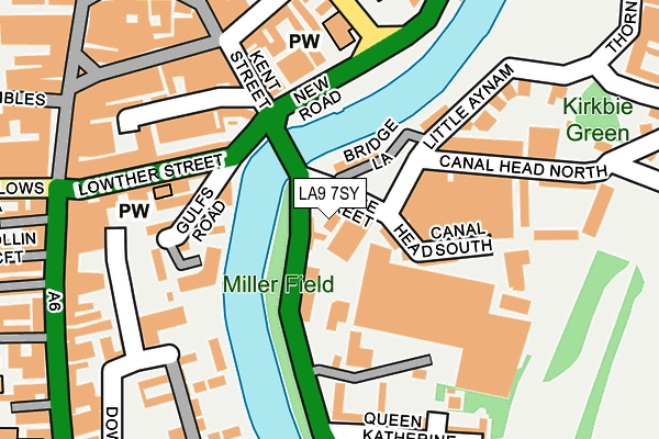 LA9 7SY map - OS OpenMap – Local (Ordnance Survey) LA9 7SY map - OS OpenMap – Local (Ordnance Survey)