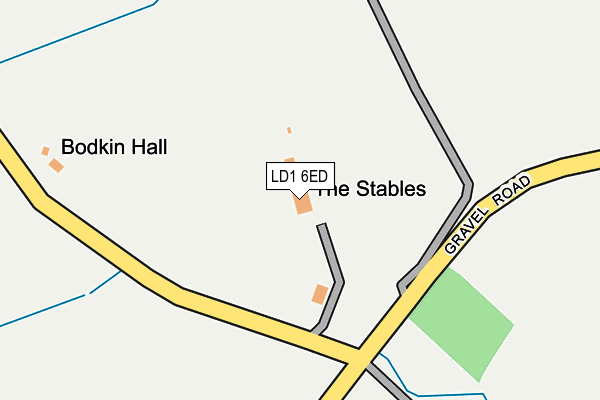 LD1 6ED map - OS OpenMap – Local (Ordnance Survey) LD1 6ED map - OS OpenMap – Local (Ordnance Survey)