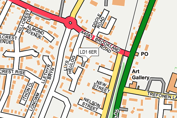 LD1 6ER map - OS OpenMap – Local (Ordnance Survey) LD1 6ER map - OS OpenMap – Local (Ordnance Survey)