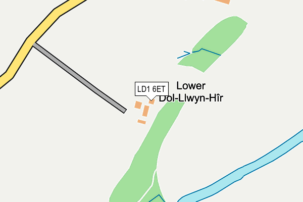 LD1 6ET map - OS OpenMap – Local (Ordnance Survey) LD1 6ET map - OS OpenMap – Local (Ordnance Survey)