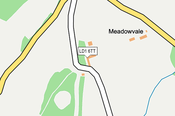 LD1 6TT map - OS OpenMap – Local (Ordnance Survey) LD1 6TT map - OS OpenMap – Local (Ordnance Survey)