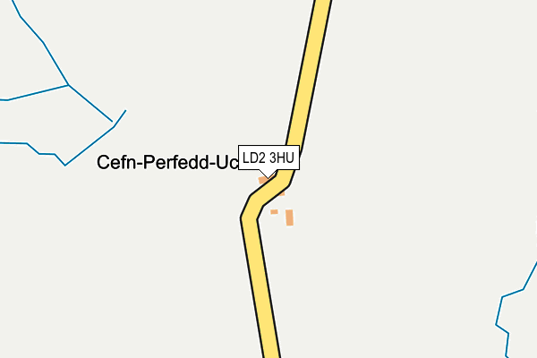 LD2 3HU map - OS OpenMap – Local (Ordnance Survey) LD2 3HU map - OS OpenMap – Local (Ordnance Survey)