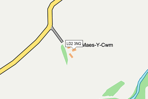 LD2 3NQ map - OS OpenMap – Local (Ordnance Survey) LD2 3NQ map - OS OpenMap – Local (Ordnance Survey)