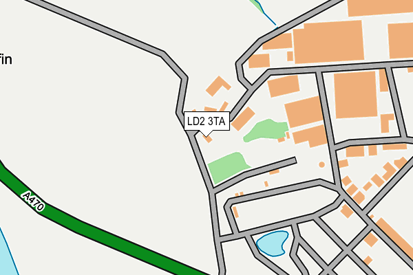 LD2 3TA map - OS OpenMap – Local (Ordnance Survey) LD2 3TA map - OS OpenMap – Local (Ordnance Survey)