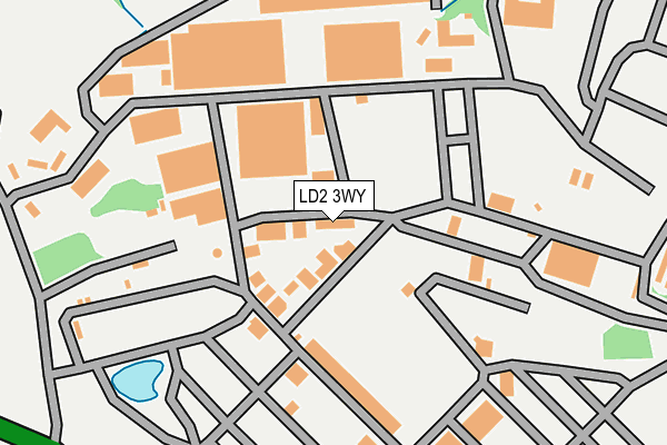 LD2 3WY map - OS OpenMap – Local (Ordnance Survey) LD2 3WY map - OS OpenMap – Local (Ordnance Survey)