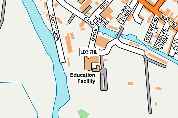 LD3 7HL map - OS OpenMap – Local (Ordnance Survey) LD3 7HL map - OS OpenMap – Local (Ordnance Survey)