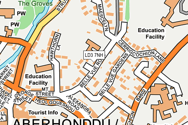 LD3 7NH map - OS OpenMap – Local (Ordnance Survey) LD3 7NH map - OS OpenMap – Local (Ordnance Survey)