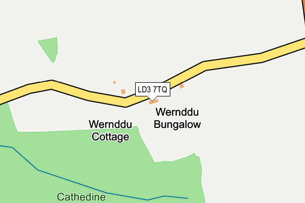 LD3 7TQ map - OS OpenMap – Local (Ordnance Survey) LD3 7TQ map - OS OpenMap – Local (Ordnance Survey)