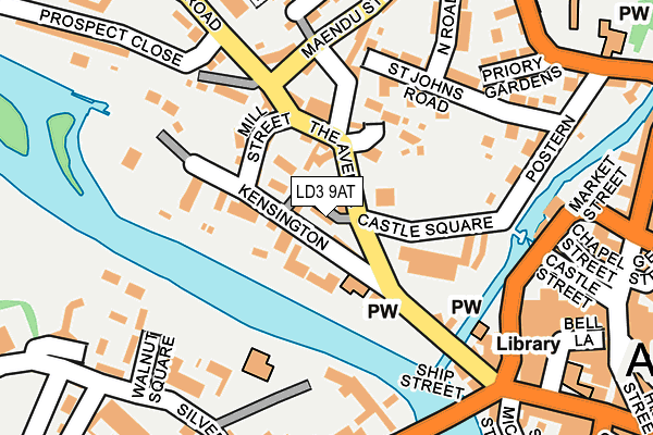 LD3 9AT map - OS OpenMap – Local (Ordnance Survey) LD3 9AT map - OS OpenMap – Local (Ordnance Survey)