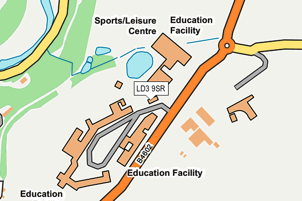 LD3 9SR map - OS OpenMap – Local (Ordnance Survey) LD3 9SR map - OS OpenMap – Local (Ordnance Survey)