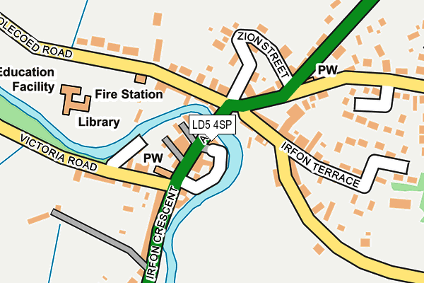 LD5 4SP map - OS OpenMap – Local (Ordnance Survey) LD5 4SP map - OS OpenMap – Local (Ordnance Survey)