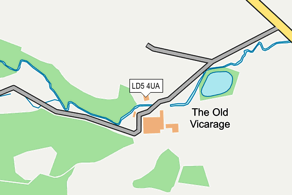 LD5 4UA map - OS OpenMap – Local (Ordnance Survey) LD5 4UA map - OS OpenMap – Local (Ordnance Survey)
