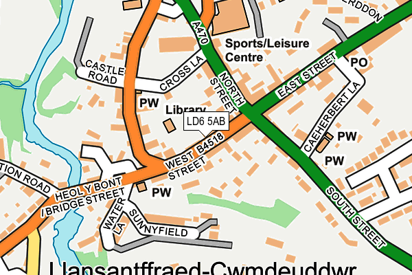 LD6 5AB map - OS OpenMap – Local (Ordnance Survey) LD6 5AB map - OS OpenMap – Local (Ordnance Survey)