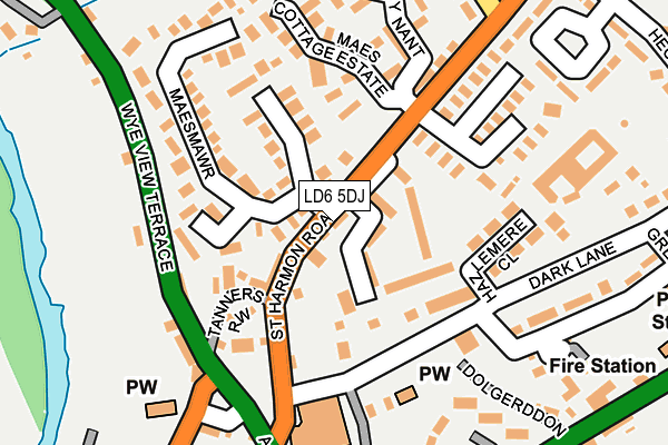 LD6 5DJ map - OS OpenMap – Local (Ordnance Survey) LD6 5DJ map - OS OpenMap – Local (Ordnance Survey)