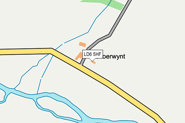 LD6 5HF map - OS OpenMap – Local (Ordnance Survey)