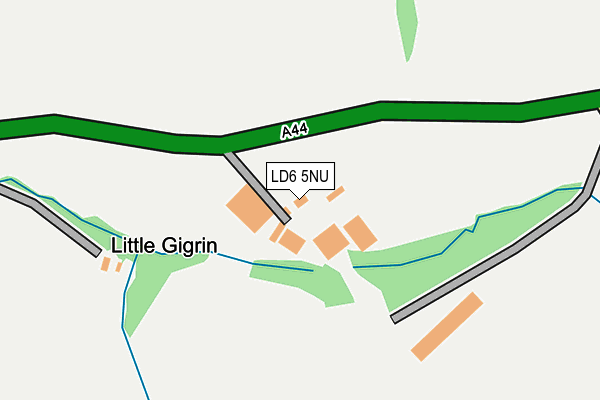 LD6 5NU map - OS OpenMap – Local (Ordnance Survey) LD6 5NU map - OS OpenMap – Local (Ordnance Survey)