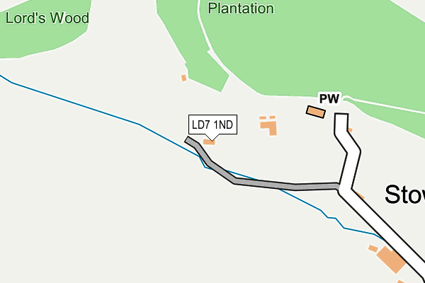 LD7 1ND map - OS OpenMap – Local (Ordnance Survey) LD7 1ND map - OS OpenMap – Local (Ordnance Survey)