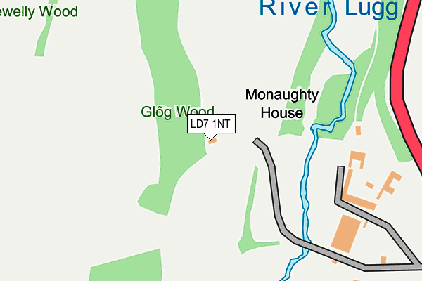 LD7 1NT map - OS OpenMap – Local (Ordnance Survey) LD7 1NT map - OS OpenMap – Local (Ordnance Survey)