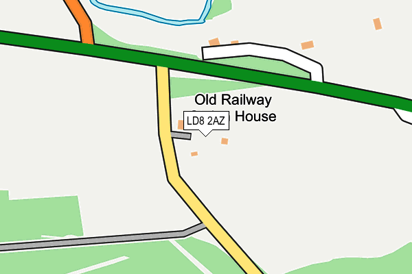 LD8 2AZ map - OS OpenMap – Local (Ordnance Survey) LD8 2AZ map - OS OpenMap – Local (Ordnance Survey)